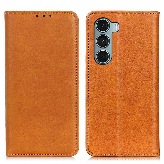 Bild 1, Motorola Moto G200 Fodral Flip Läder Brun