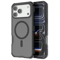 iPhone 17 Pro Skal MagSafe Shockproof Hybrid Svart
