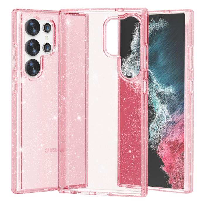 Bild 1, Samsung Galaxy S24 Ultra Skal Sparkling Glitter Rosa