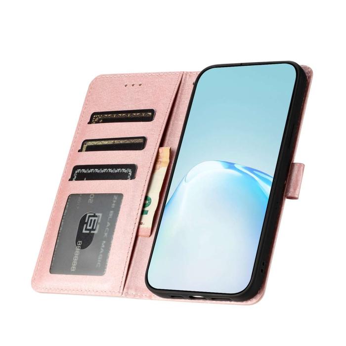 Bild 5, Motorola Edge 70 Fodral Läder Roséguld