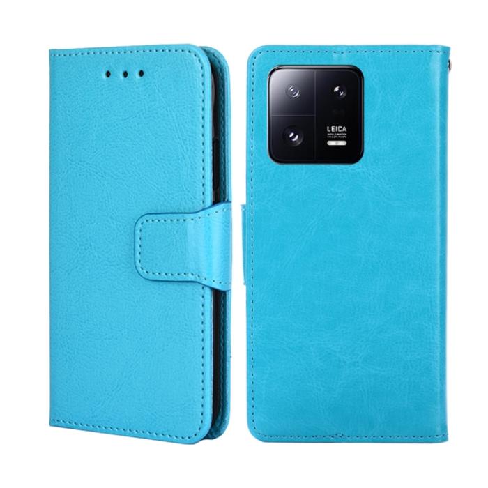 Bild 1, Xiaomi 13 Pro 5G Fodral Solid Läder Blå