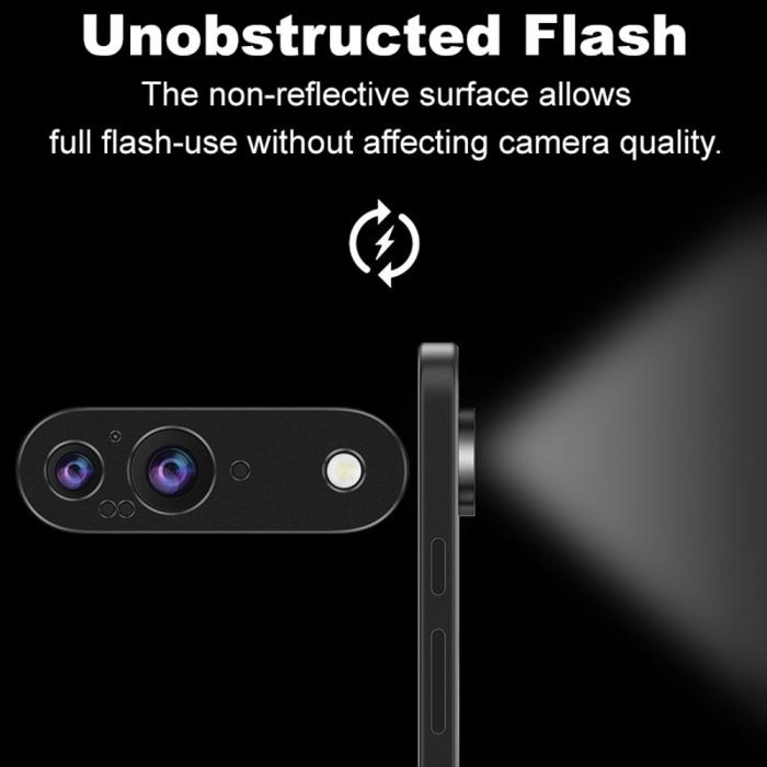 Bild 5, IMAK Google Pixel 9 Linsskydd Metall Svart
