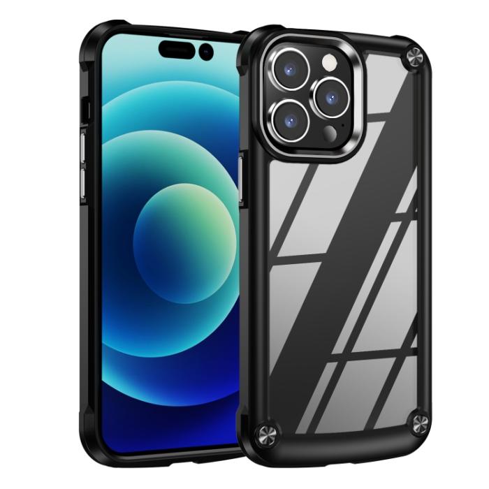 Bild 1, iPhone 15 Pro Skal Shockproof Armor Hybrid Svart
