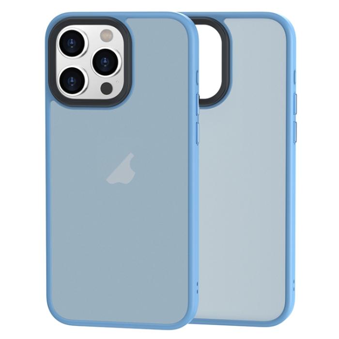 Bild 1, iPhone 15 Pro Skal Premium Hybrid Shield Blå