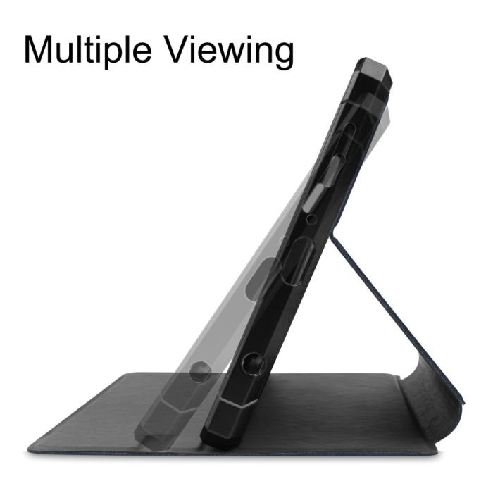 Bild 2, Samsung Galaxy Tab A7 Lite 8.7 - Shockproof Case Stand Fodral - Mörk Blå