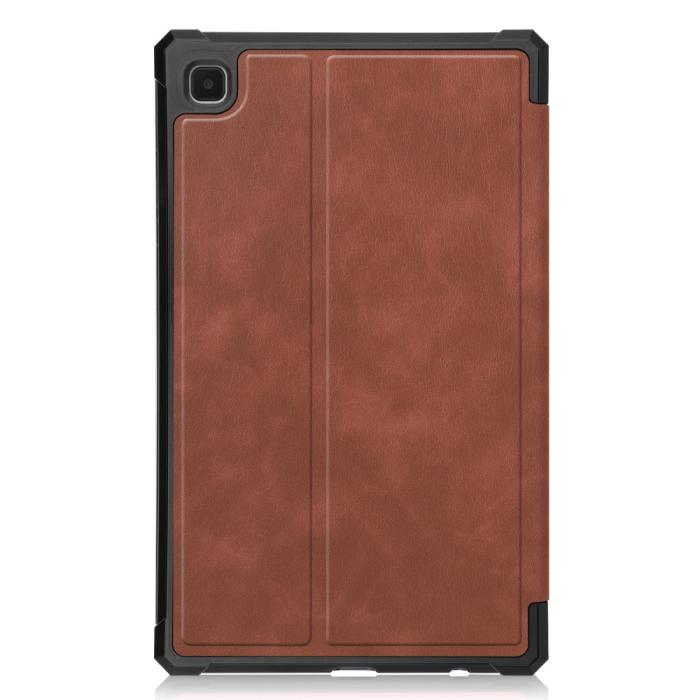 Bild 6, Samsung Galaxy Tab A7 Lite 8.7 - Shockproof Case Stand Fodral - Brun