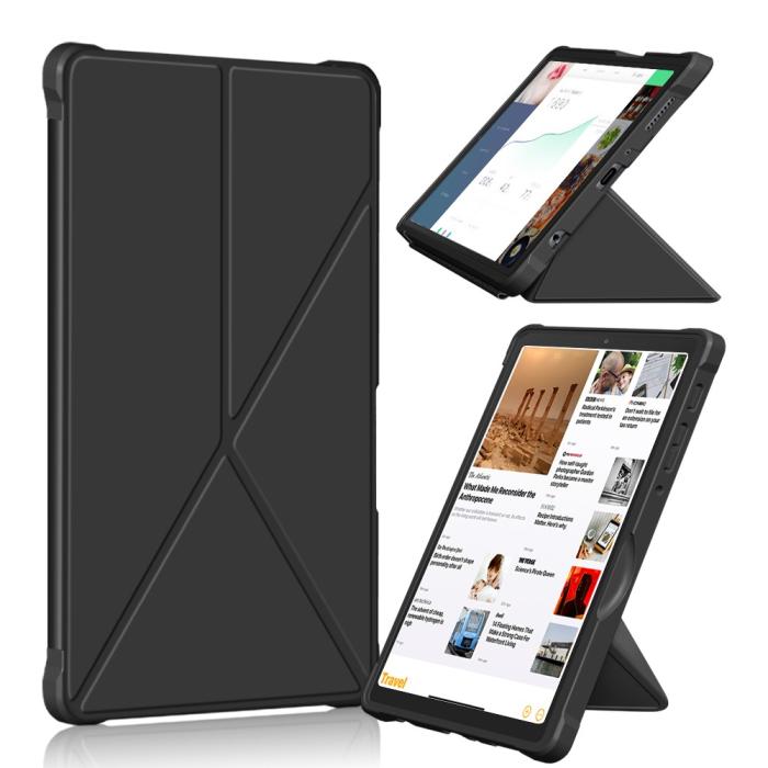 Bild 6, Samsung Galaxy Tab A7 Lite 8.7 - Origami Case Stand Fodral - Svart