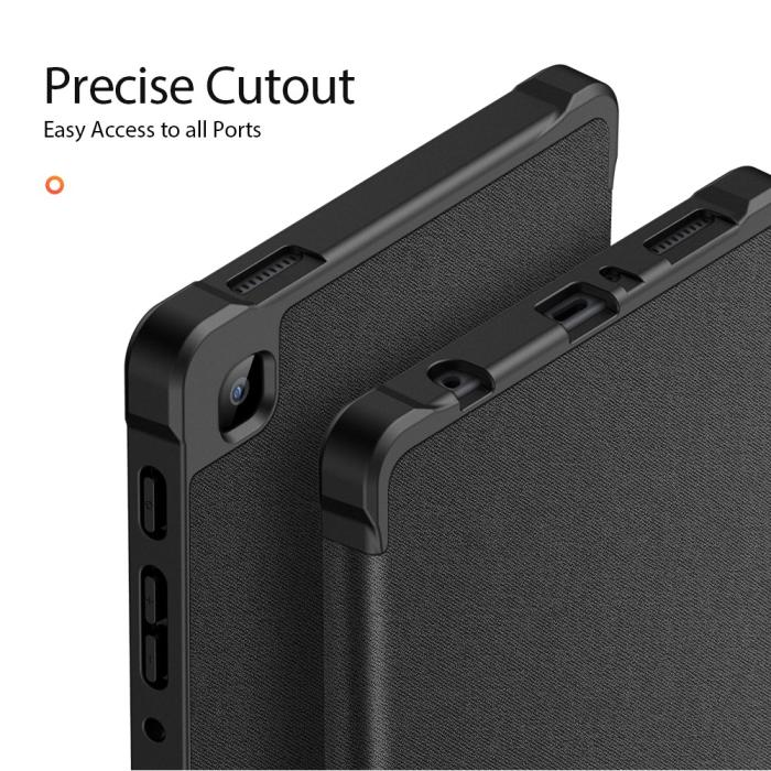 Bild 4, Samsung Galaxy Tab A7 Lite 8.7 - DUX DUCIS DOMO Tri-Fold Fodral - Svart