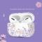 AirPods Pro - KINGXBAR Swarovski Dekor Skal - Purple Plant