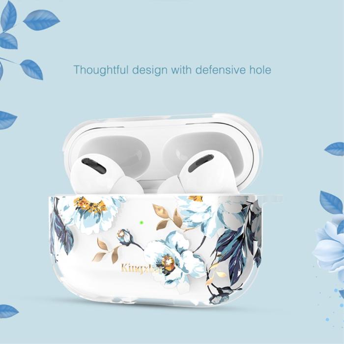 Bild 5, AirPods Pro - KINGXBAR Swarovski Dekor Skal - Flash Flower