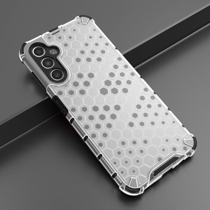 Bild 5, Galaxy A14 4G/5G Skal Shockproof Honeycomb Textur Grå