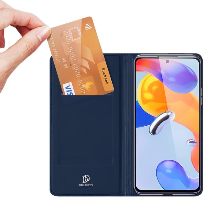 Bild 3, DUX DUCIS Xiaomi Redmi Note 11 Pro 5G Fodral Skin Pro Blå