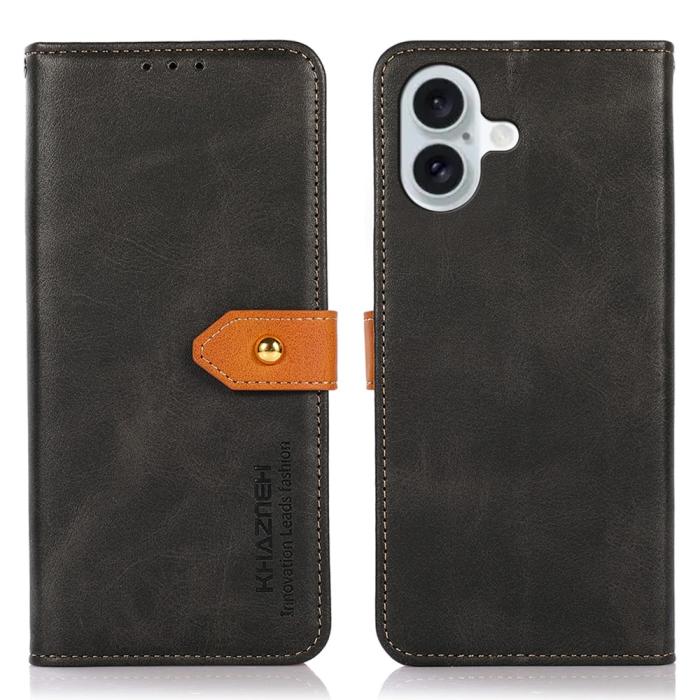 Bild 1, KHAZNEH iPhone 16 Fodral Dual-Color Svart