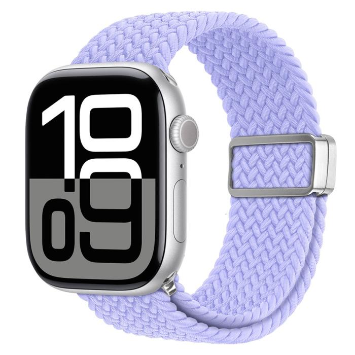Bild 3, DUX DUCIS Apple Watch 38/40/41/42 mm Armband Flätat Lila