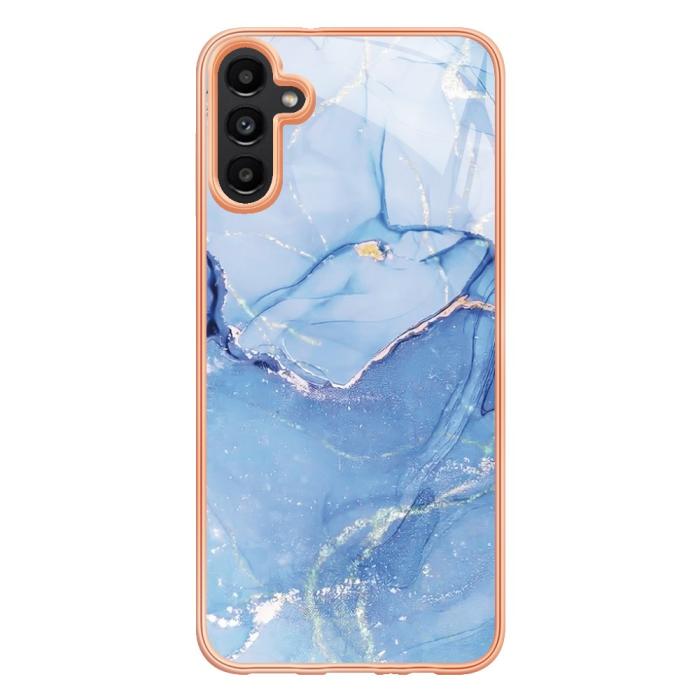 Bild 2, Samsung Galaxy A54 5G Skal Marmor TPU Blå