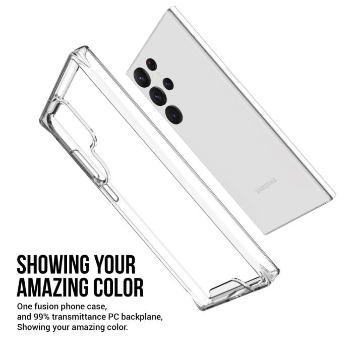 Bild 4, Samsung Galaxy S23 Ultra Skal Shockproof Hybrid Transparent