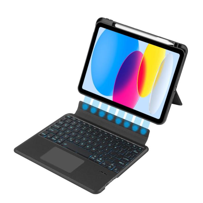 Bild 4, Tech-Protect iPad 11 2025 / 10.9 2022 Fodral SC Tangentbord