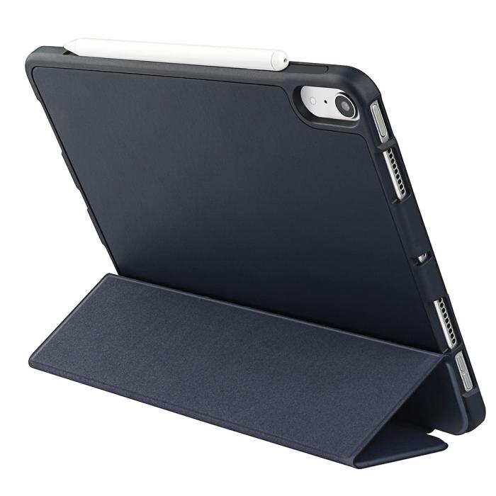Bild 4, iPad Mini 2024/2021 Fodral Tri-Fold Pennhållare Mörk Blå