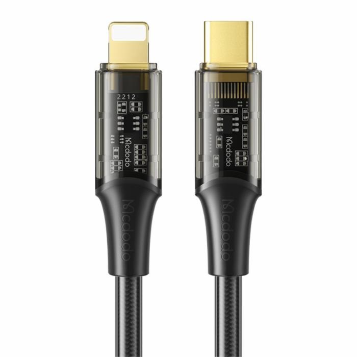 Bild 1, Mcdodo 1.2m 36W PD USB-C - Lightning Kabel Svart