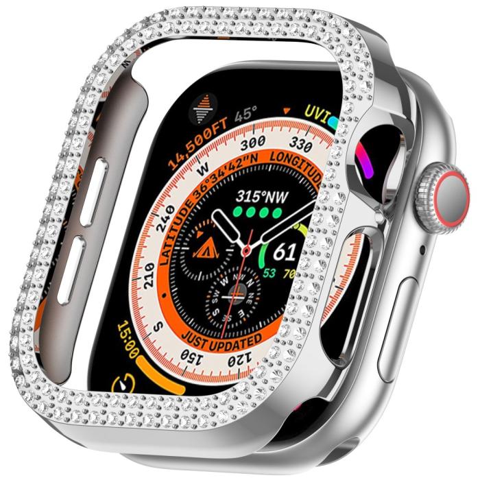 Bild 1, Apple Watch 10 42 mm Skal Rhinestone Silver