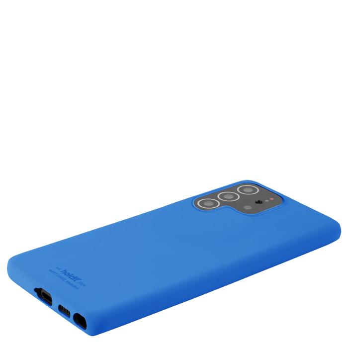 Bild 3, holdit Samsung Galaxy S22 Ultra Mobilskal Silikon Sky Blue