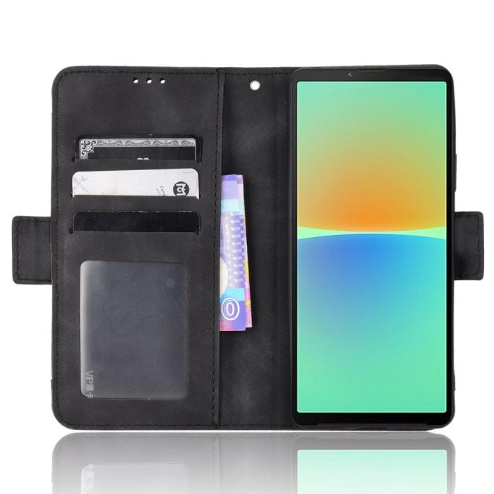 Bild 2, Sony Xperia 10 IV Fodral Avtagbart Kortfodral Svart