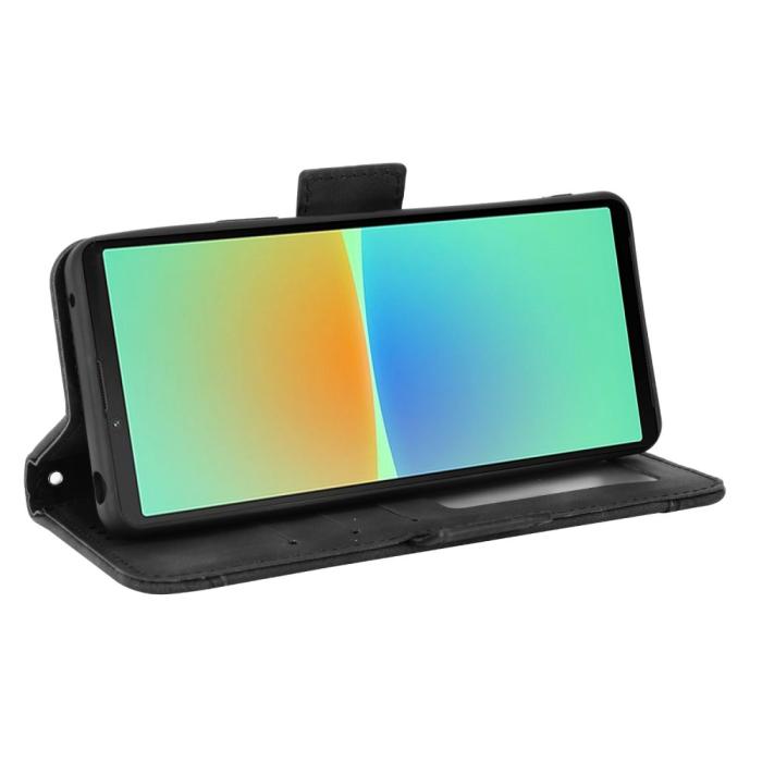 Bild 3, Sony Xperia 10 IV Fodral Avtagbart Kortfodral Svart