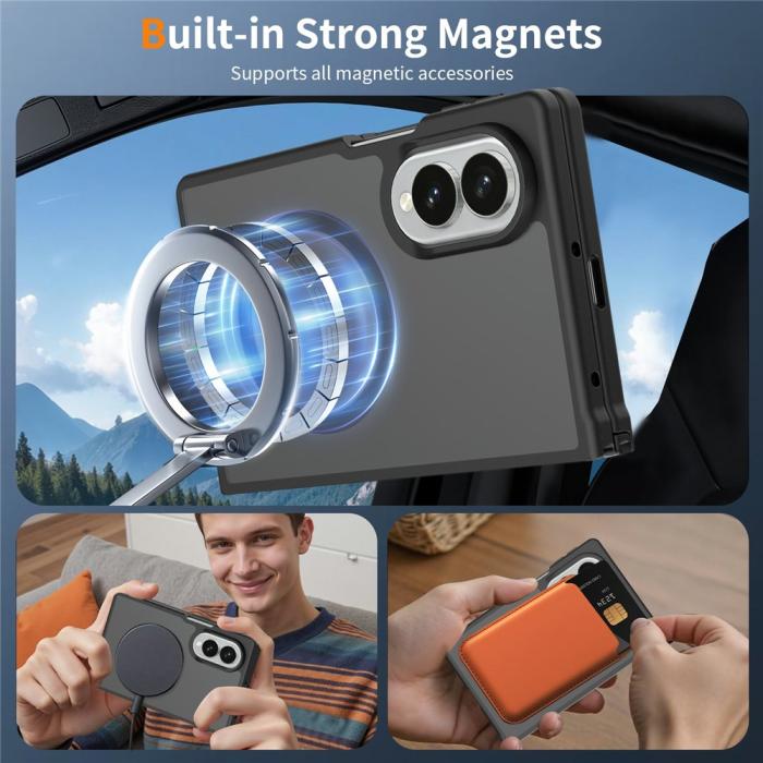 Bild 6, Samsung Galaxy Z Fold 8 Skal MagSafe TPU Svart