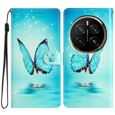 Honor Magic7 Pro Fodral Med Tryck Bl&aring; Fj&auml;ril