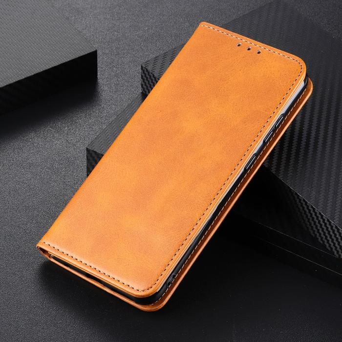 Bild 6, Motorola Moto G200 Fodral Flip Läder Brun