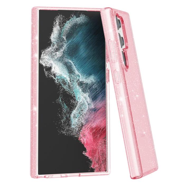 Bild 4, Samsung Galaxy S24 Ultra Skal Sparkling Glitter Rosa