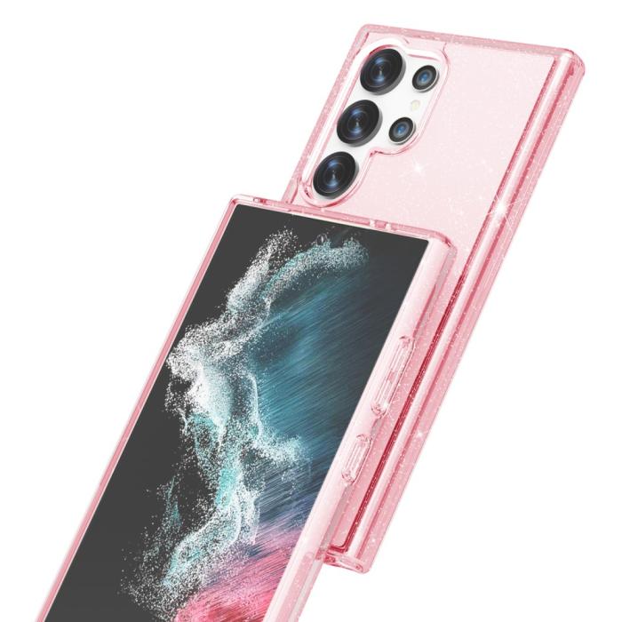 Bild 6, Samsung Galaxy S24 Ultra Skal Sparkling Glitter Rosa