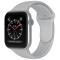 Apple Watch 38/40/41 mm Silikon Armband (M/L) Ljus Grå