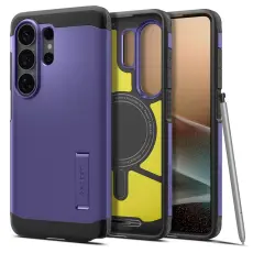 Spigen Galaxy S26 Ultra Skal MagSafe Tough Armor Ash Violet