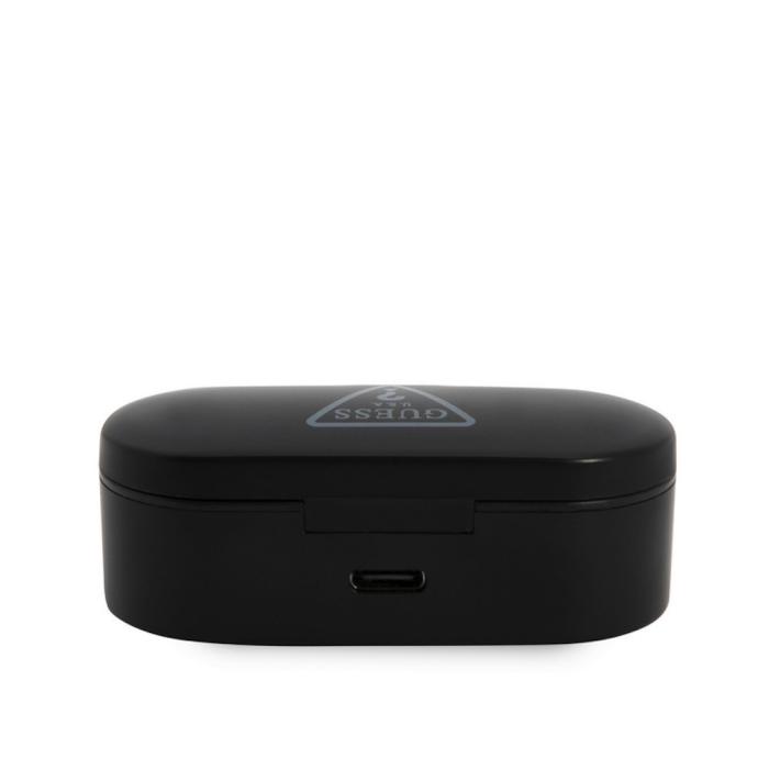 Bild 3, Guess True Wireless Hörlurar Triangle Logo Svart