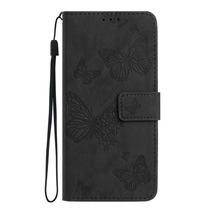 Bild 5, Samsung Galaxy S26 Fodral Fjäril Tryck Svart