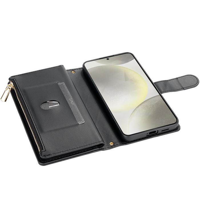 Bild 4, Samsung Galaxy S26 Ultra Fodral Rhombus Läder Svart
