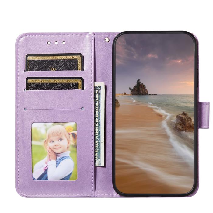 Bild 4, Samsung Galaxy S22 Plus Fodral Tre Ränder Lila