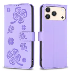 iPhone 17 Pro Max Fodral Med Blommigt Tryck Lila