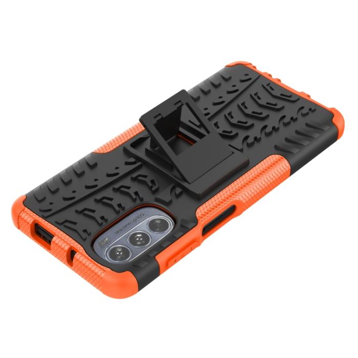Bild 5, Motorola Moto G62 5G Skal Ultimata Stöttåligt med Stöd Orange