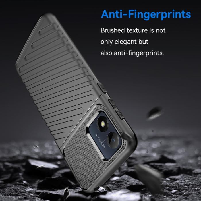 Bild 2, Motorola Moto E13 Skal Twill Textur Svart