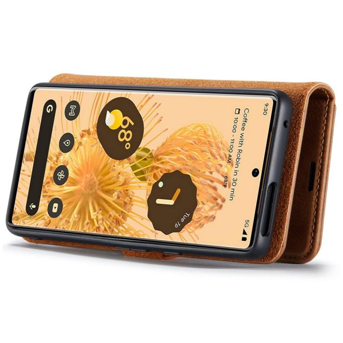 Bild 3, DG.MING Google Pixel 7 Pro 2in1 Magnet Fodral / Skal Brun