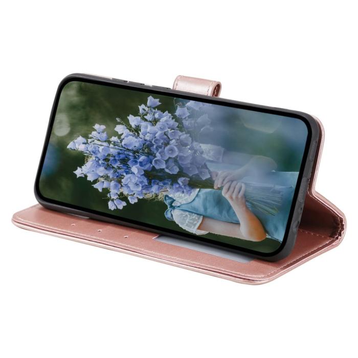 Bild 2, Sony Xperia 5 IV Fodral Mandala Läder Roséguld