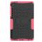 Samsung Galaxy Tab A7 Lite 8.7 - Rugged Kickstand Armor Skal - Rosa