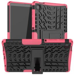 Samsung Galaxy Tab A7 Lite 8.7 - Rugged Kickstand Armor Skal - Rosa