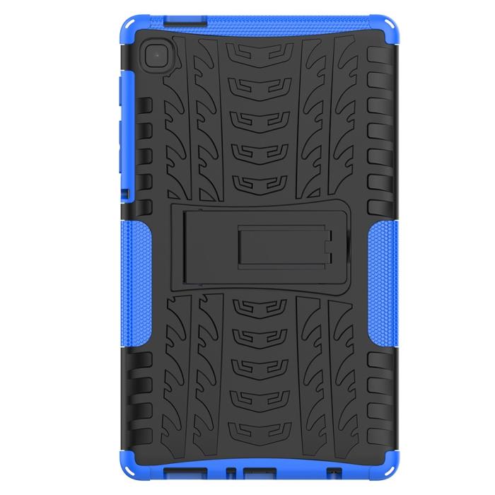Bild 3, Samsung Galaxy Tab A7 Lite 8.7 - Rugged Kickstand Armor Skal - Blå