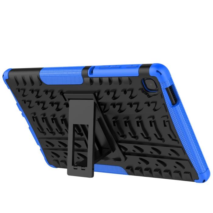 Bild 4, Samsung Galaxy Tab A7 Lite 8.7 - Rugged Kickstand Armor Skal - Blå