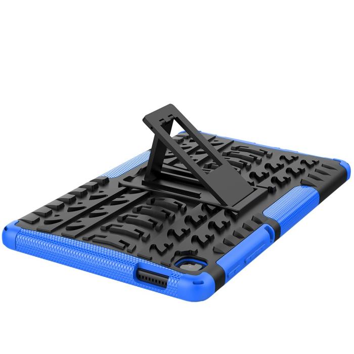 Bild 5, Samsung Galaxy Tab A7 Lite 8.7 - Rugged Kickstand Armor Skal - Blå