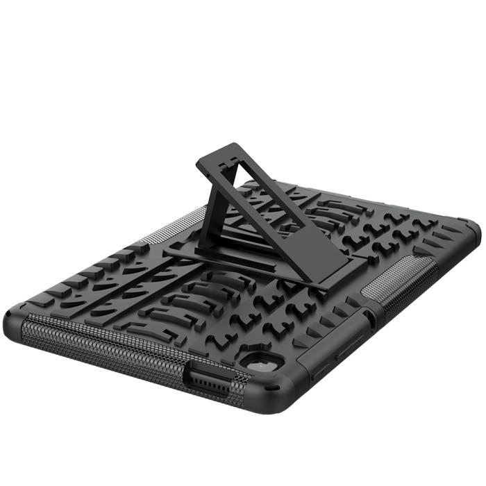 Bild 5, Samsung Galaxy Tab A7 Lite 8.7 - Rugged Kickstand Armor Skal - Svart