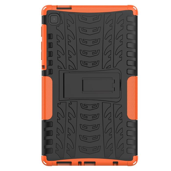 Bild 3, Samsung Galaxy Tab A7 Lite 8.7 - Rugged Kickstand Armor Skal - Orange